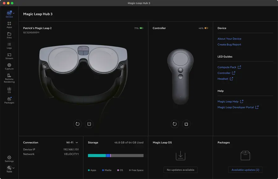 Magic Leap project preview