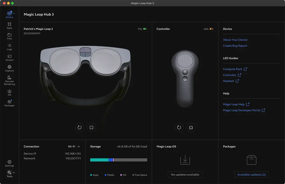 Magic Leap project preview
