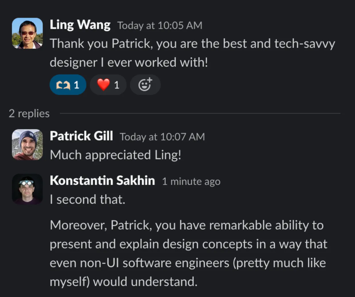 Workshop feedback — Konstantin Sakhin