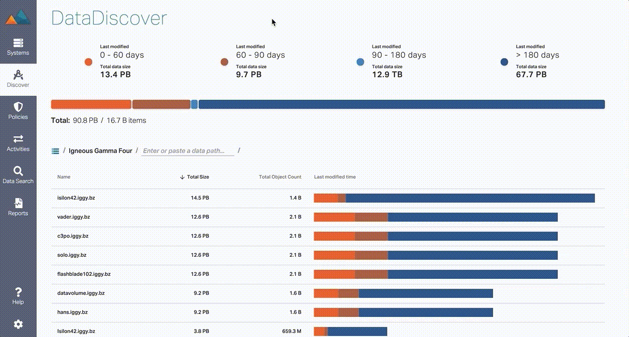 Discover view animated flow
